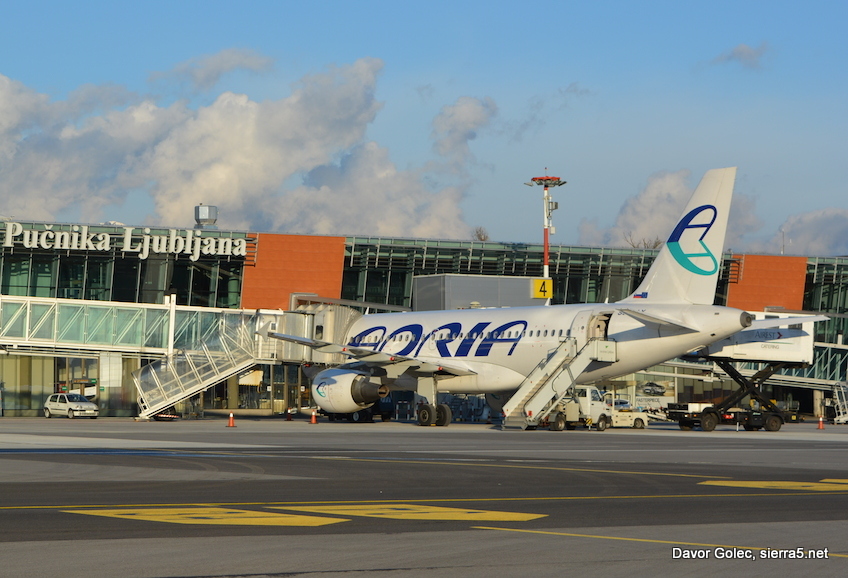 Adria ima v Prištini večinoma baziranega Airbusa A319