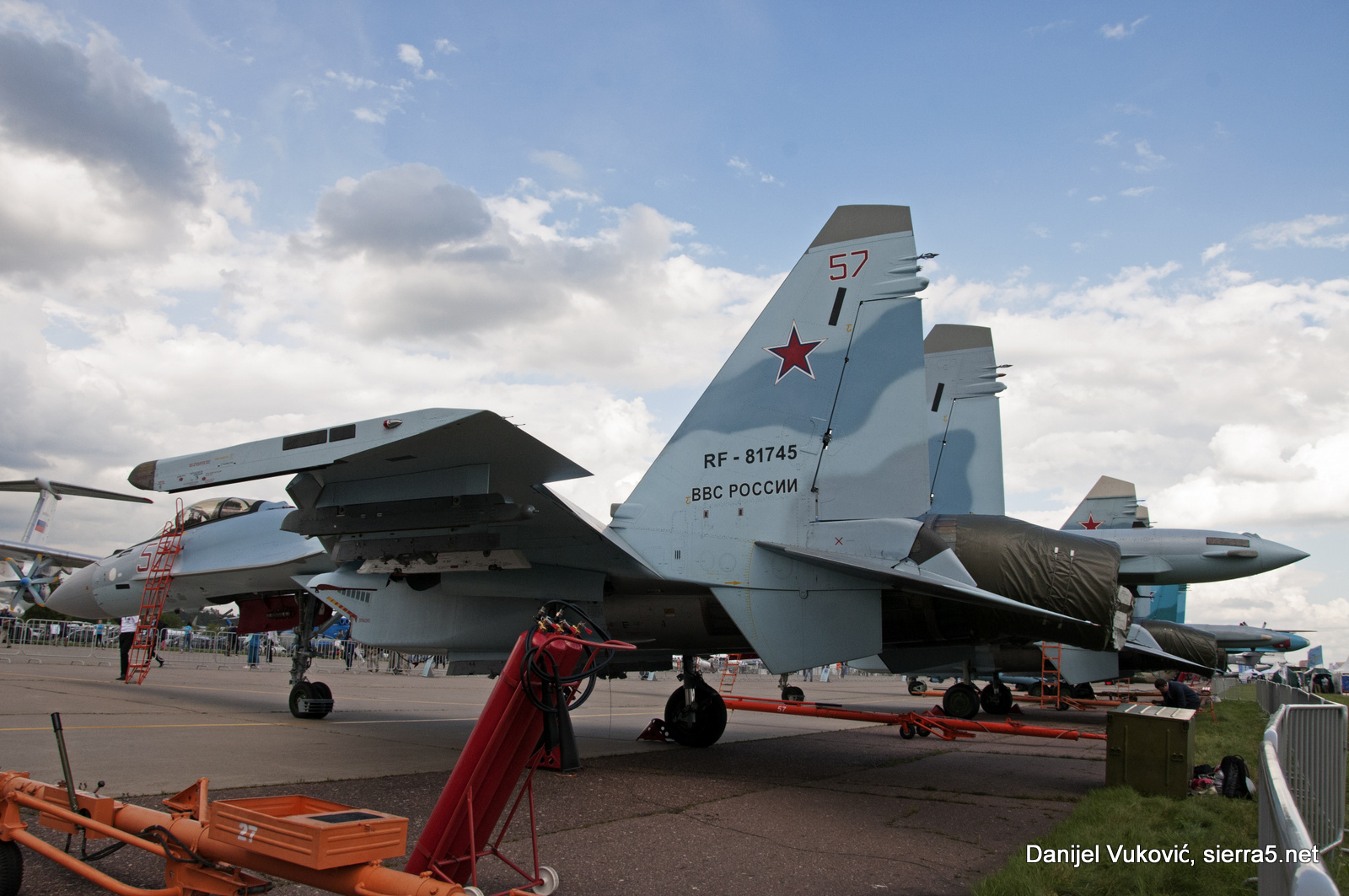 Su-35S on the static display
