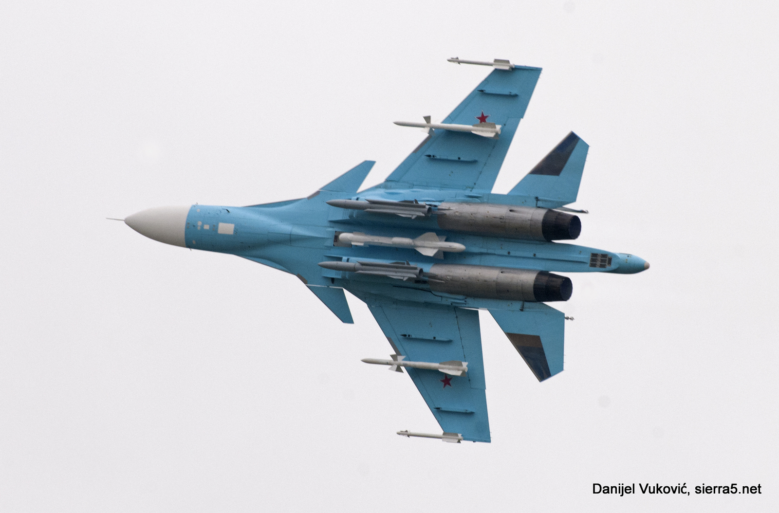 Su-34 during flying display