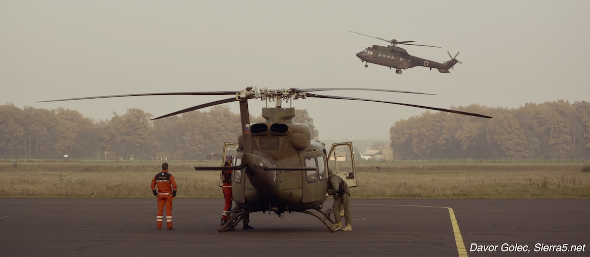 HNMP Slovenska vojska izvaja praviloma s helikopterji Bell 412