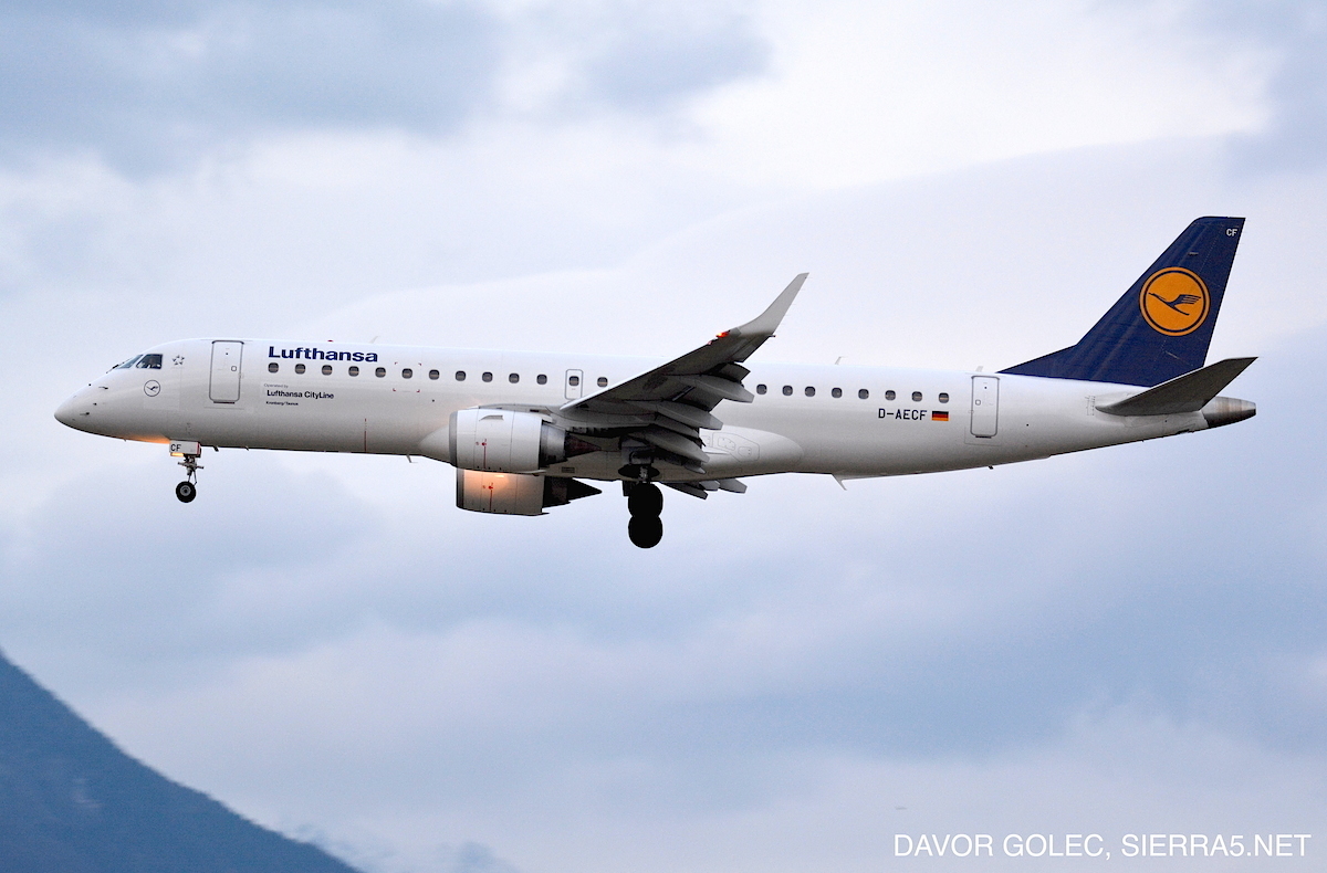 Na letih ohranjajo kapacitete 100-sedežnega letala Embraer ERJ-190.&nbsp;