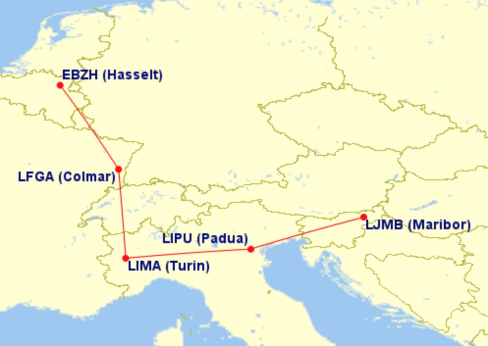 LCM OO KWP delivery route