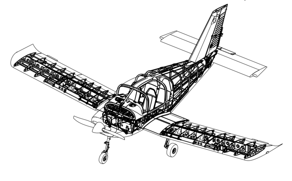 Prerez letala Utva 75 sova