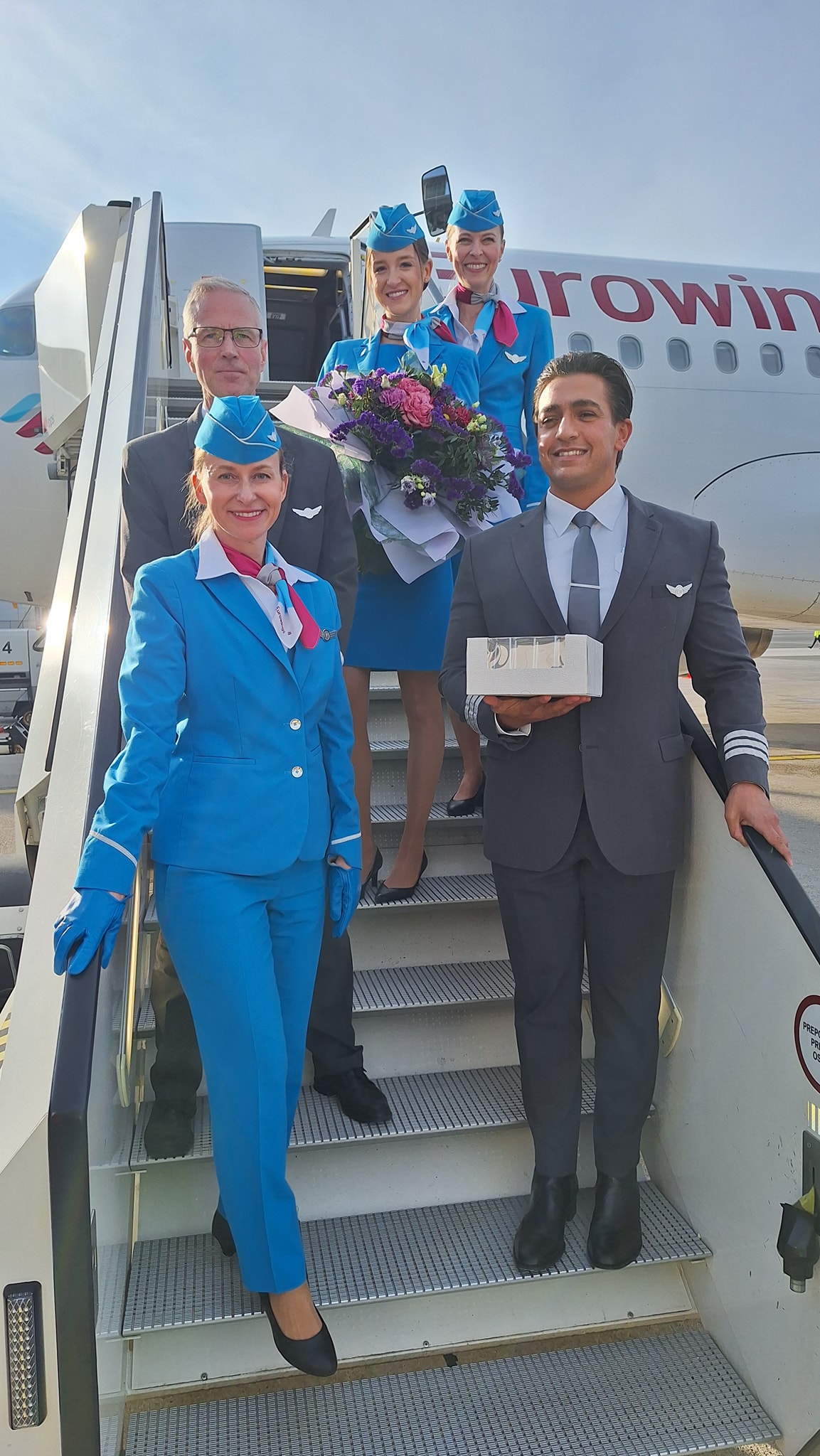 Posadka na prvem letu